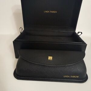 Linda Farrow Sunglasses Full Presentation Box Case Set Authentic